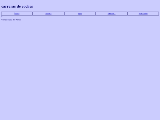 Careras/plantilla screenshot