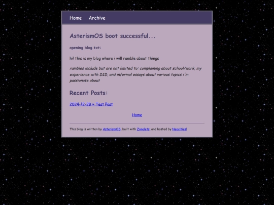 blog screenshot