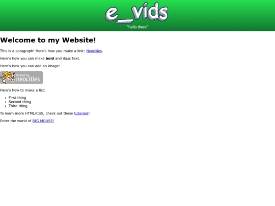index screenshot