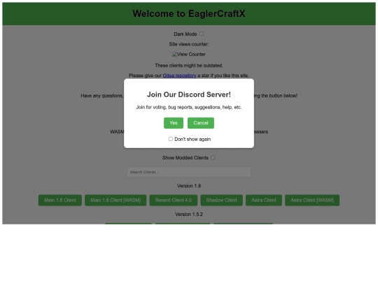 games/eaglercraft screenshot