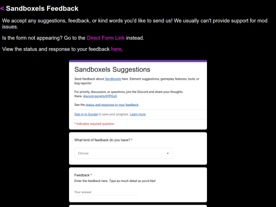 games/sandboxels/feedback screenshot