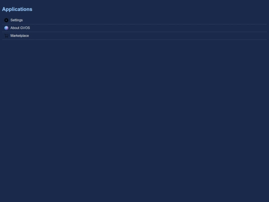 gv-os-apps/startmenu screenshot
