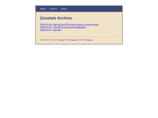 archive screenshot