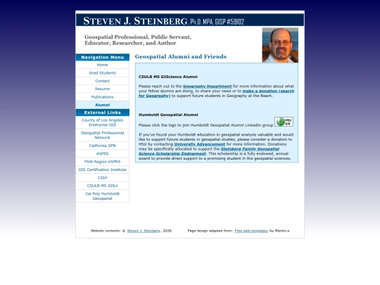 alumni screenshot