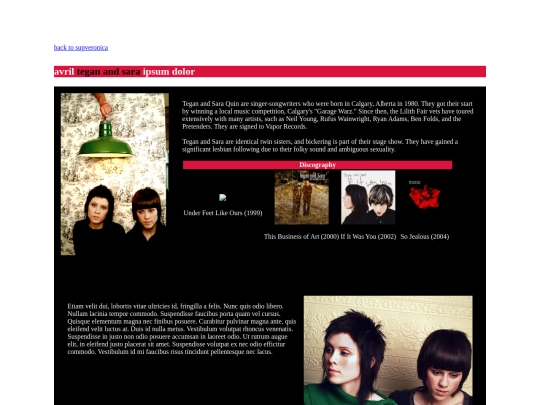 shrines/teganandsara screenshot