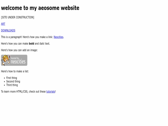 index screenshot