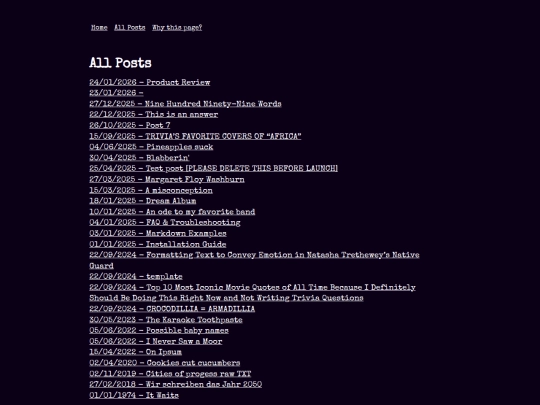info/all_posts screenshot