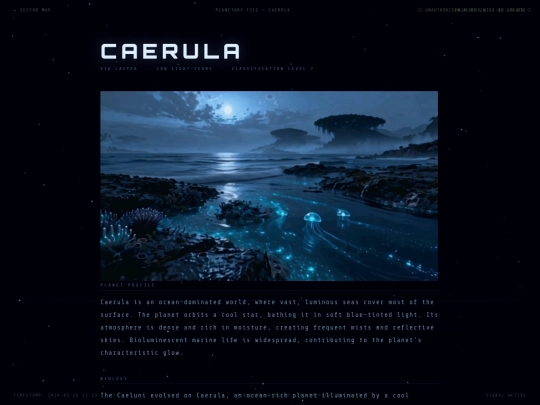 caerula screenshot