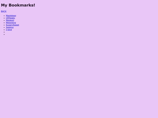 bookmarks screenshot