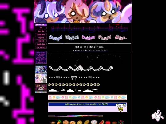 dividers screenshot