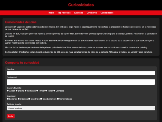 curiosidades screenshot