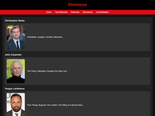 directores screenshot