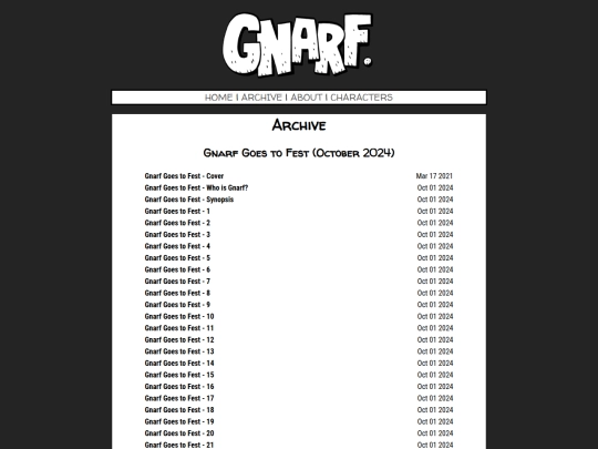 archive screenshot