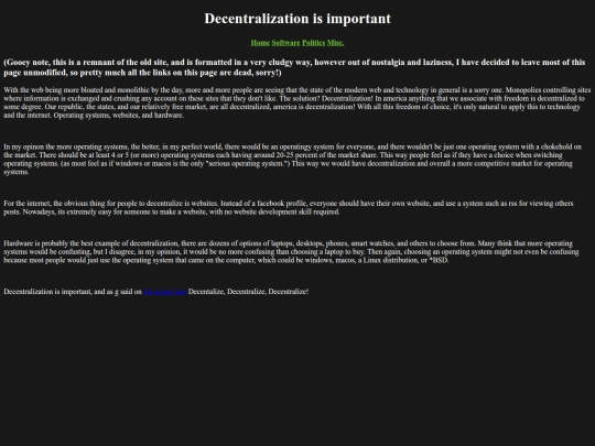 software/decentralize screenshot