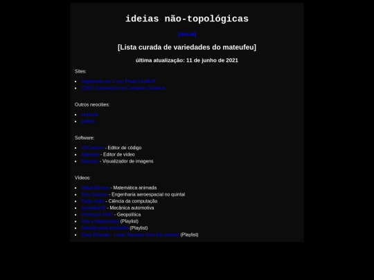 links screenshot