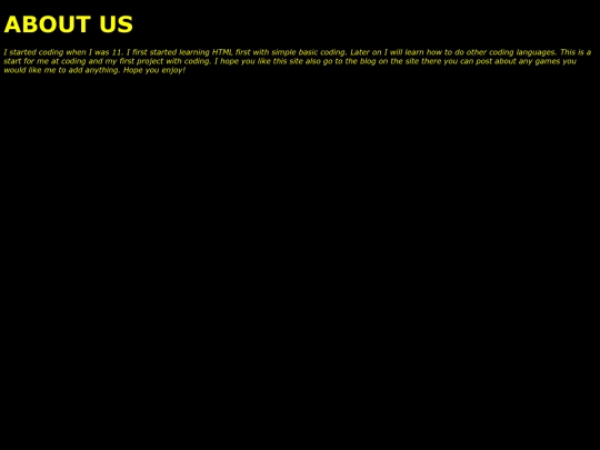 AboutUS screenshot