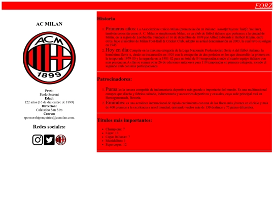 milan screenshot