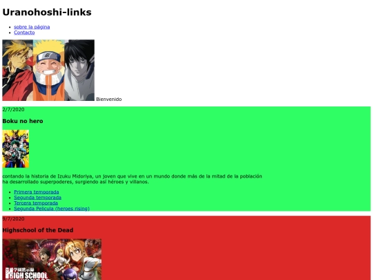 index screenshot