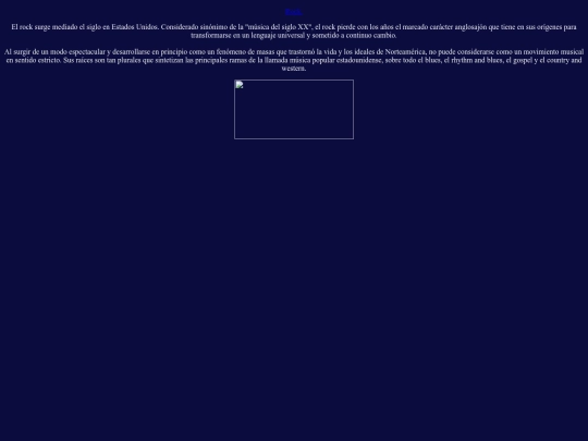 Index/rock screenshot