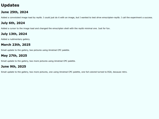 updates screenshot