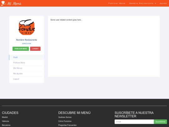 MiMenu/perfil-restaurante screenshot