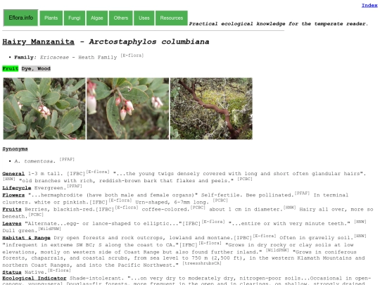 Arctostaphylos columbiana screenshot
