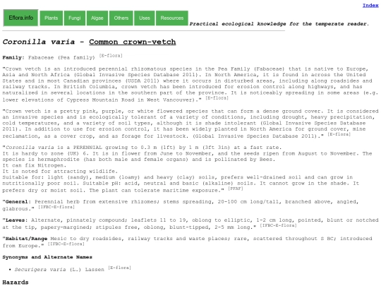 Coronilla varia screenshot