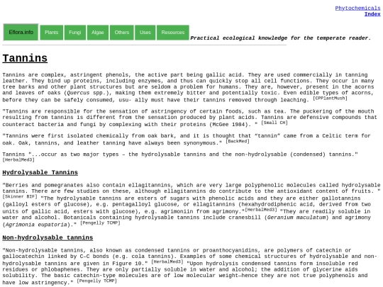 Tannins screenshot