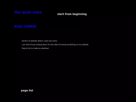 RAD COMIX screenshot