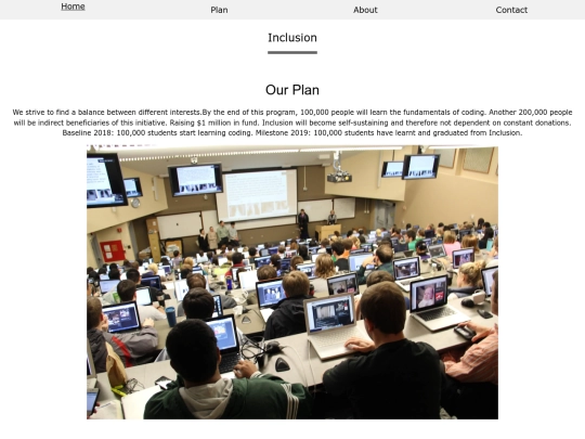 portfolio/group-project/plan screenshot