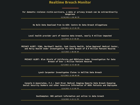 breach screenshot