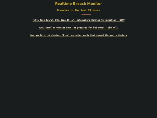newbreach screenshot