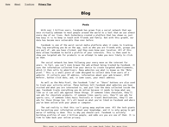 post1 screenshot