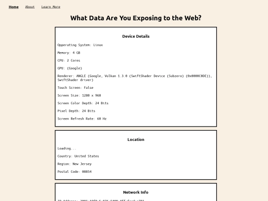 search screenshot