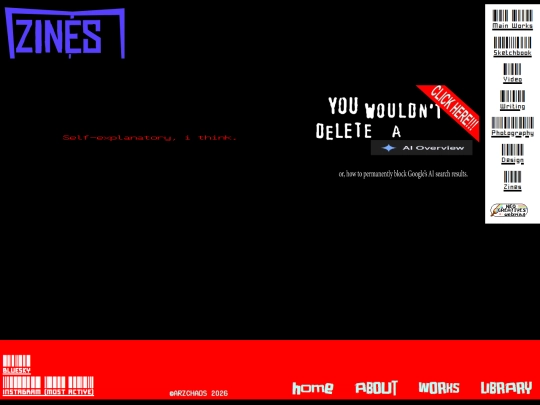 zines screenshot