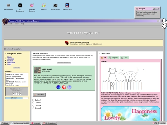 index screenshot