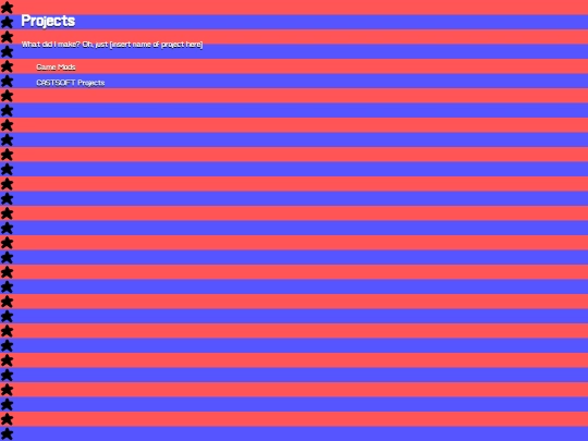 projects screenshot