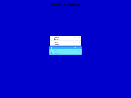 chat screenshot