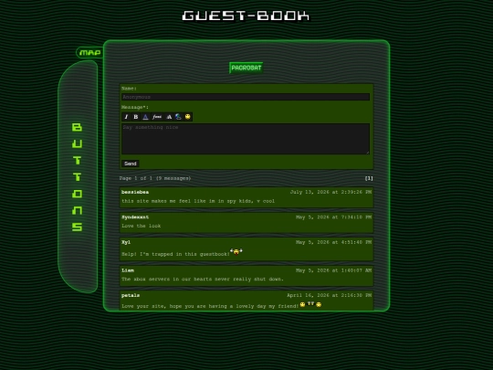 pages/guestbook screenshot