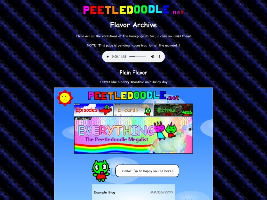 flavors screenshot