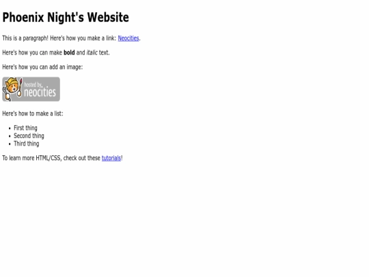 index screenshot