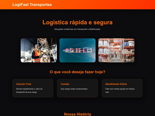 LogiFastTransportes screenshot