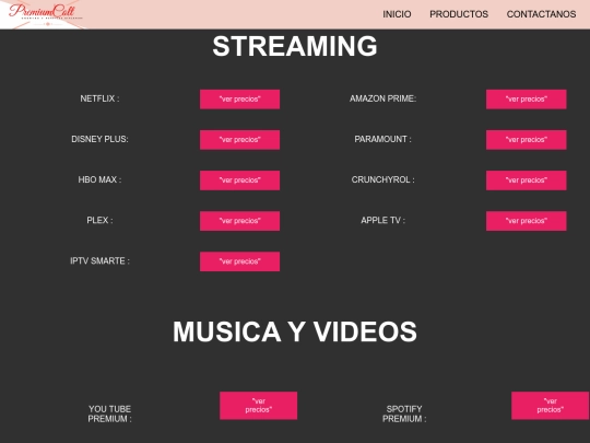 productos screenshot