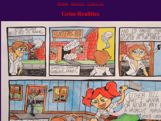 Comics/GrimRealities/1 screenshot