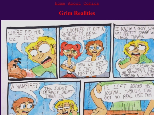 Comics/GrimRealities/3 screenshot