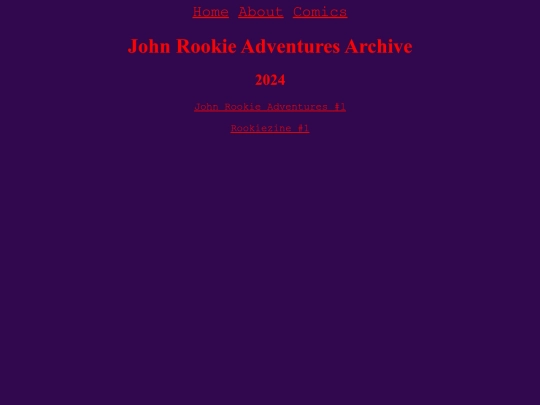 Comics/JohnRookie/list screenshot