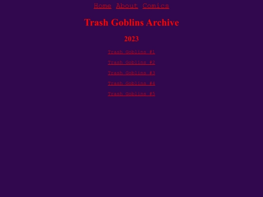 Comics/TrashGoblins/list screenshot