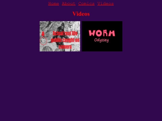 videos screenshot