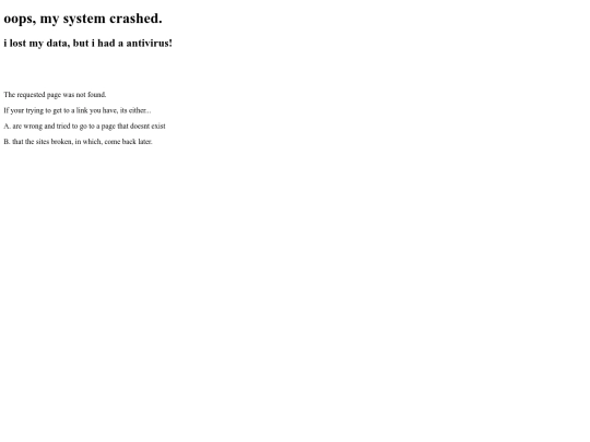 not_found screenshot