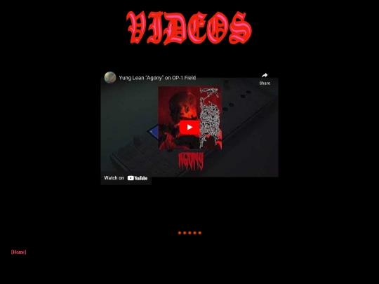 Videos screenshot